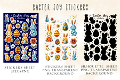 Easter Joy clipart, Easter stickers | png/jpeg Product Image 2