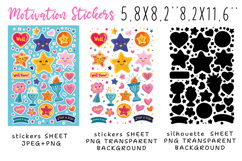 Cute student motivational award|Stickers PNG|JPEG Product Image 2