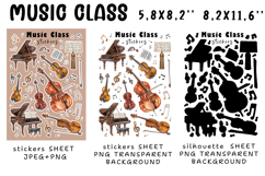 Stickers for Music Teacher |Stickers PNG|JPEG Product Image 2