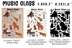 Stickers for Music Teacher |Stickers PNG|JPEG Product Image 2