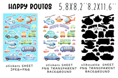 Baby Transport Stickers |Stickers PNG|JPEG Product Image 2