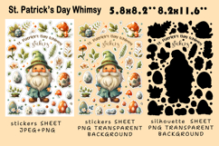 Funny Patricks clipart, Easter stickers | png/jpeg Product Image 2