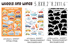 Baby Transport Stickers |Stickers PNG|JPEG Product Image 2
