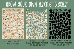 GROW YOUR OWN Stickers |Png/Jpeg Print and cut Product Image 2