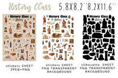 Stickers for History Teacher |Stickers PNG|JPEG Product Image 2