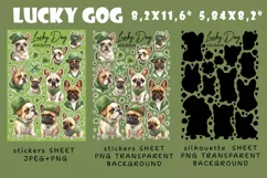 Lucky Dog Stickers |Png/Jpeg for dogs Product Image 2