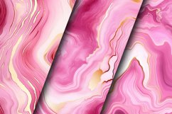 Pink and Gold Agate Pattern Digital Papers Product Image 3