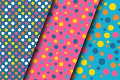 Summer Colors Polka Dots Digital Papers Product Image 2
