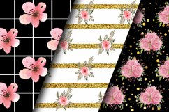 Shabby Chic Floral Digital Papers Product Image 2