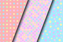 Unicorn Colors Polka Dots Digital Papers Product Image 2