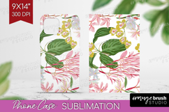 Pastel Flowers Phone Case PNG - Summer Case PNG Sublimation Product Image 1