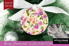 Pastel Flowers Ornament PNG - Summer PNG Sublimation Product Image 1