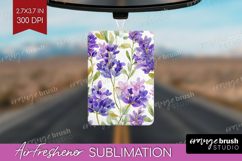 Pastel Flowers Air Freshener PNG - Summer PNG Sublimation Product Image 1