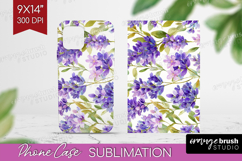 Pastel Flowers Phone Case PNG - Summer Case PNG Sublimation Product Image 1