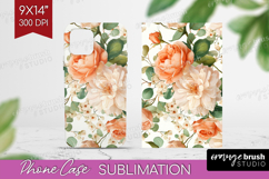 Pastel Flowers Phone Case PNG - Summer Case PNG Sublimation Product Image 1