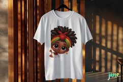 Peeking African American Little Girl Product Image 3