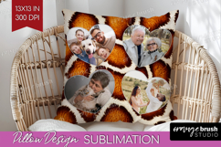 Animal Print Photo Pillow PNG - Wild Animal Picture Frame Product Image 1