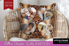 Animal Print Photo Pillow PNG - Wild Animal Picture Frame Product Image 1