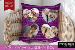 Animal Print Photo Pillow PNG - Wild Animal Picture Frame Product Image 1