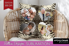 Animal Print Photo Pillow PNG - Wild Animal Picture Frame Product Image 1