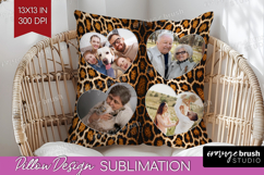 Animal Print Photo Pillow PNG - Wild Animal Picture Frame Product Image 1