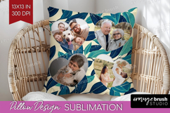 Eucalyptus Photo Pillow PNG - Botanical Picture Frame Pillow Product Image 1