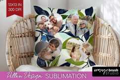 Eucalyptus Photo Pillow PNG - Botanical Picture Frame Pillow Product Image 1