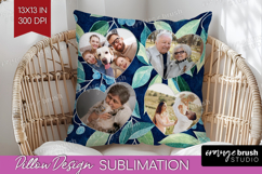Eucalyptus Photo Pillow PNG - Botanical Picture Frame Pillow Product Image 1