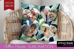 Eucalyptus Photo Pillow PNG - Botanical Picture Frame Pillow Product Image 1