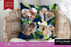 Eucalyptus Photo Pillow PNG - Botanical Picture Frame Pillow Product Image 1
