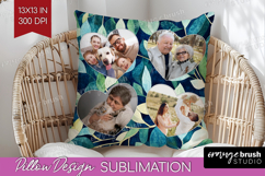 Eucalyptus Photo Pillow PNG - Botanical Picture Frame Pillow Product Image 1