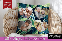 Eucalyptus Photo Pillow PNG - Botanical Picture Frame Pillow Product Image 1