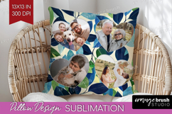 Eucalyptus Photo Pillow PNG - Botanical Picture Frame Pillow Product Image 1