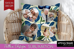 Eucalyptus Photo Pillow PNG - Botanical Picture Frame Pillow Product Image 1