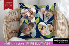 Eucalyptus Photo Pillow PNG - Botanical Picture Frame Pillow Product Image 1