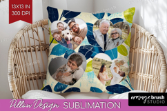 Eucalyptus Photo Pillow PNG - Botanical Picture Frame Pillow Product Image 1