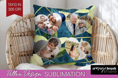 Eucalyptus Photo Pillow PNG - Botanical Picture Frame Pillow Product Image 1