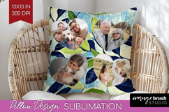 Eucalyptus Photo Pillow PNG - Botanical Picture Frame Pillow Product Image 1