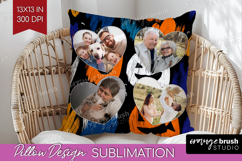 Halloween Photo Pillow PNG - Brush Stroke Picture Frame Product Image 1