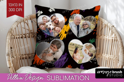 Halloween Photo Pillow PNG - Brush Stroke Picture Frame Product Image 1