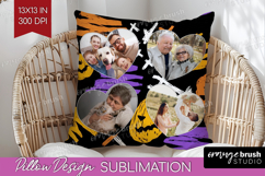 Halloween Photo Pillow PNG - Brush Stroke Picture Frame Product Image 1