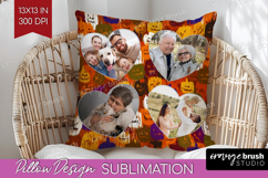 Halloween Photo Pillow PNG - Brush Stroke Picture Frame Product Image 1