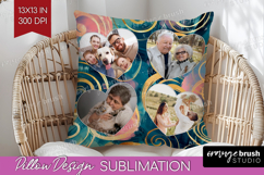 Brush Stroke Photo Pillow PNG - Abstract Texture Picture Product Image 1