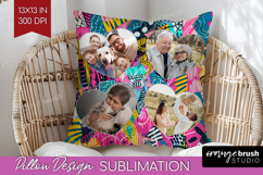 Brush Stroke Photo Pillow PNG - Abstract Texture Picture Product Image 1