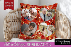Glitter Photo Pillow PNG - Sparkle Picture Frame Pillow Product Image 1
