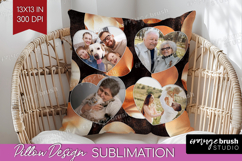 Rose Gold Photo Pillow PNG - Abstract Picture Frame Pillow Product Image 1