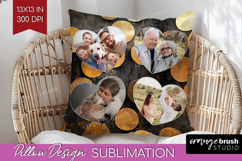 Rose Gold Photo Pillow PNG - Abstract Picture Frame Pillow Product Image 1