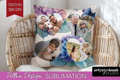 Floral Photo Pillow PNG - Sping Flowers Picture Frame Pillow Product Image 1