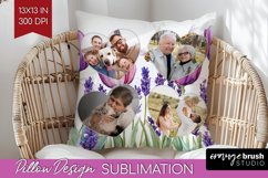 Wildflowers Photo Pillow PNG - Floral Picture Frame Pillow Product Image 1