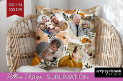 Pumpkun Photo Pillow PNG - Fall Picture Frame Pillow Cover Product Image 1